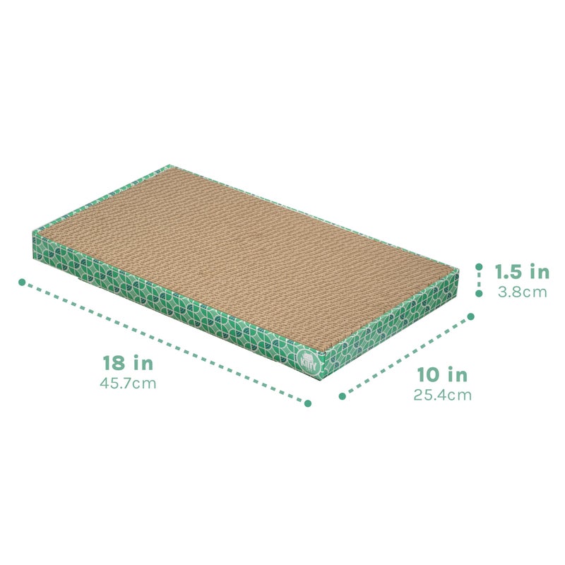 Kitty City XL Wide Corrugate Cat Scratchers 3 Pieces, Cat Scratching, Cat Scratch Pad, Door Clips, Furniture Protectors from Cat Scratching - Image 4
